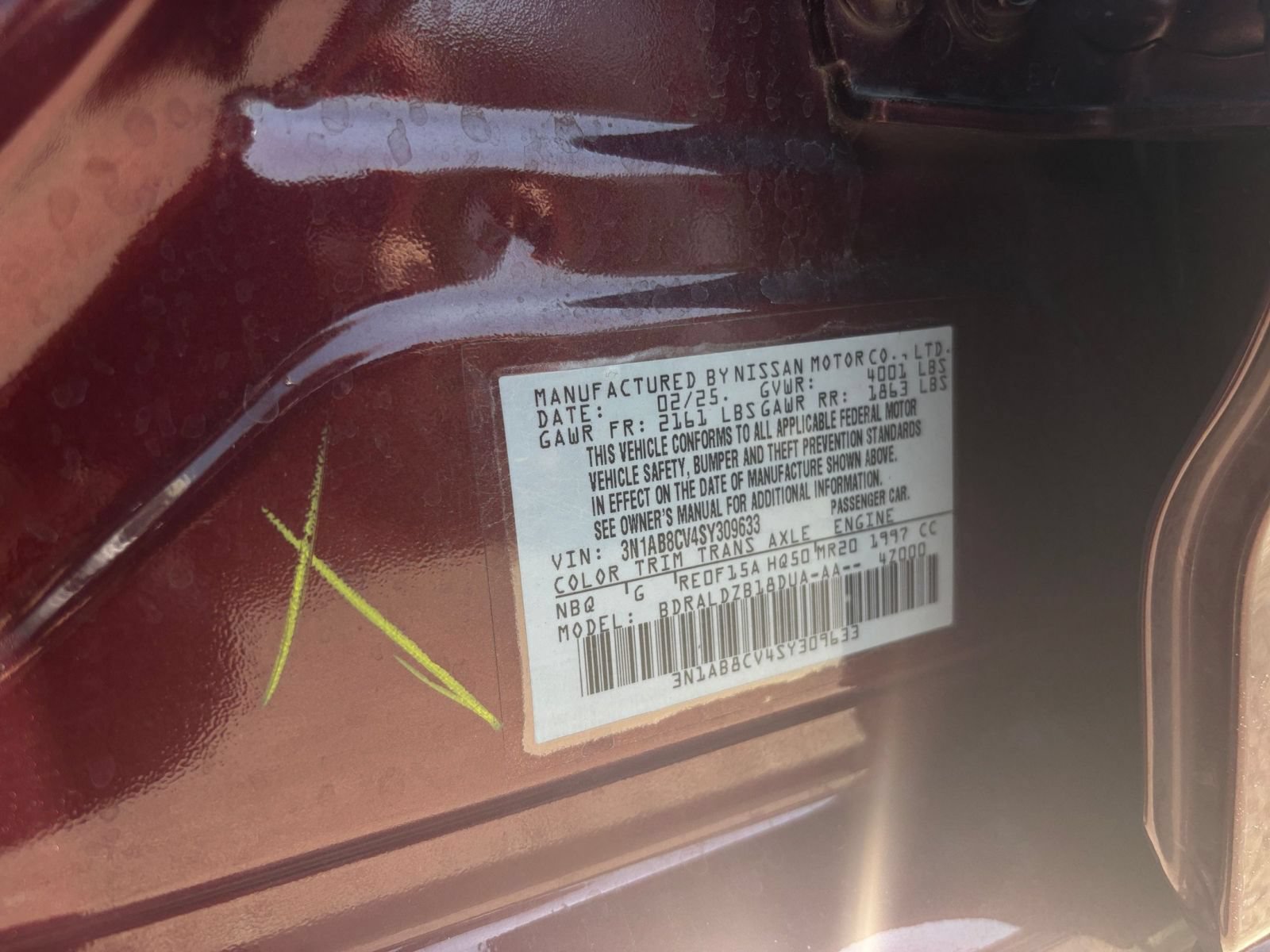 Used 2025 Nissan Sentra SV FWD image 29