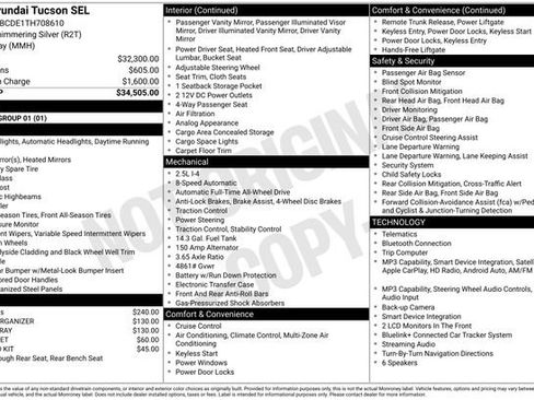 New 2026 Hyundai Tucson SEL AWD/4WD image 43