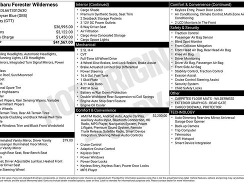 Used 2026 Subaru Forester Wilderness AWD/4WD image 3