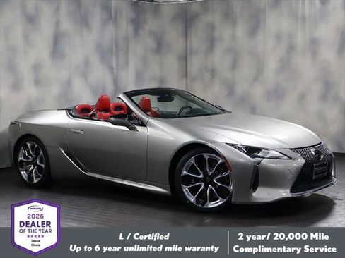 Certified 2021 Lexus LC 500 Convertible w/ Touring Package RWD image 1