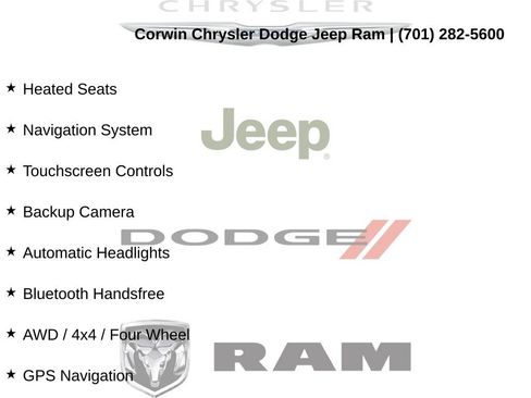Certified 2018 Jeep Renegade Latitude w/ UConnect 8.4 Nav Group AWD/4WD image 8