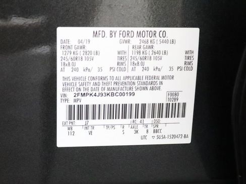 Used 2019 Ford Edge SEL w/ Equipment Group 201A AWD/4WD image 26