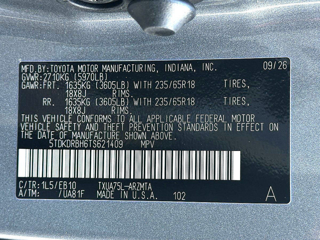 New 2026 Toyota Highlander XLE AWD/4WD image 24
