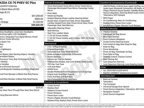 New 2026 MAZDA CX-70 SC Plus image 23