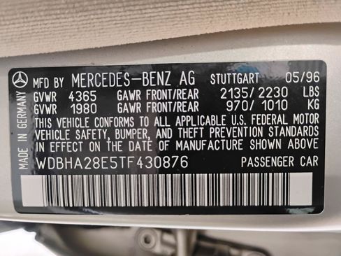 Used 1996 Mercedes-Benz C 280 Sedan image 60