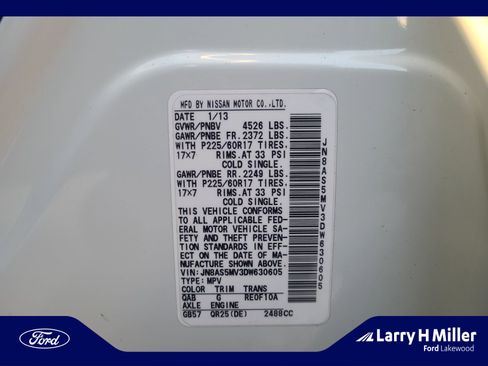 Used 2013 Nissan Rogue SV image 25