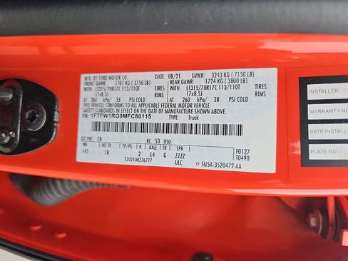 Used 2021 Ford F150 Raptor AWD/4WD image 38