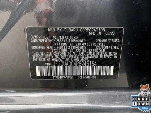 Certified 2024 Subaru Crosstrek 2.0i Premium AWD/4WD image 32