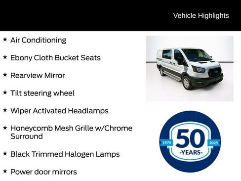 Used 2024 Ford Transit 250 Low Roof w/ Exterior Upgrade Package RWD image 11