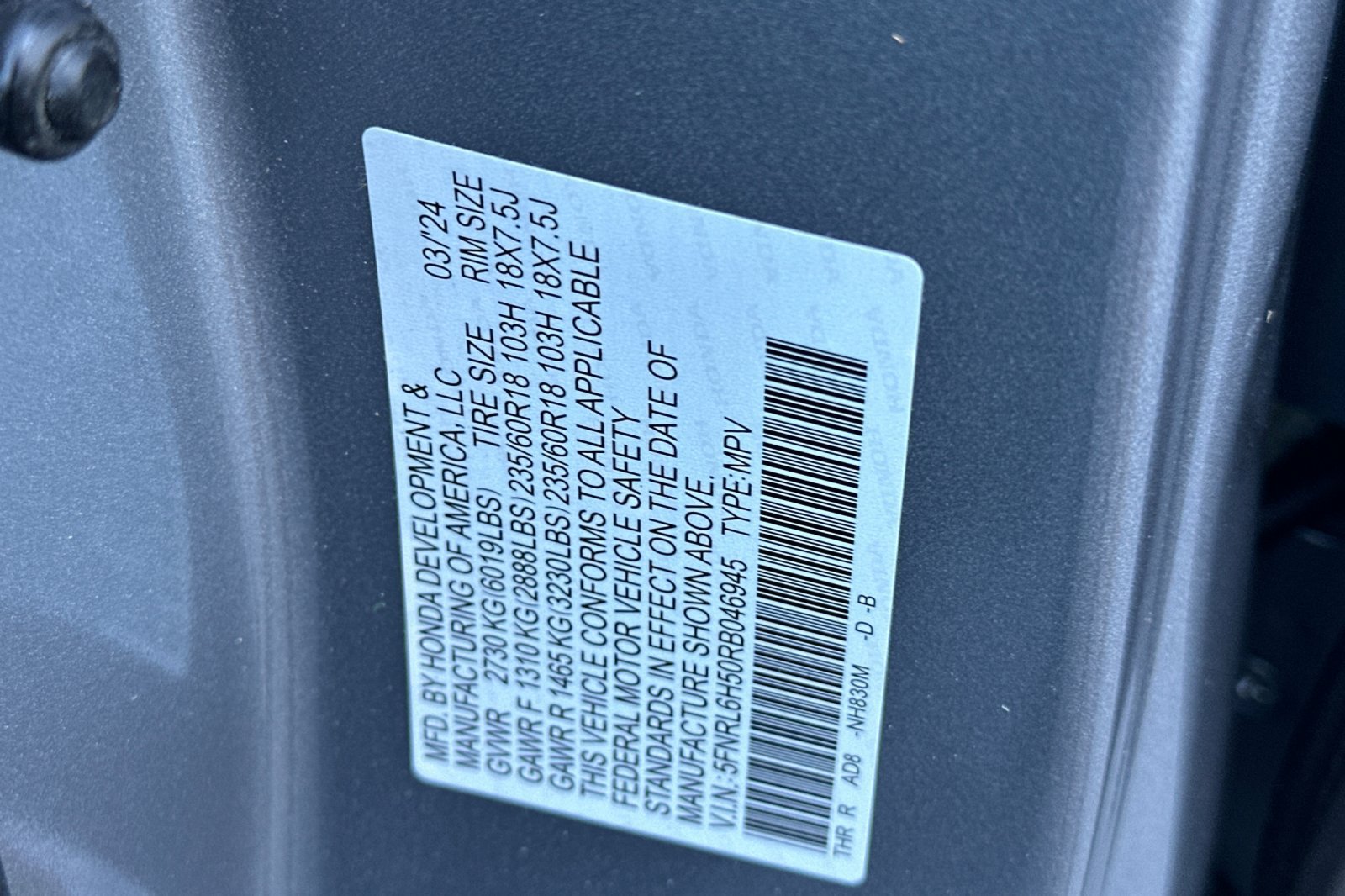 Used 2024 Honda Odyssey EX image 28