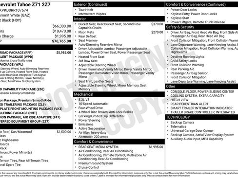 Used 2024 Chevrolet Tahoe Z71 w/ Z71 Off-Road Package image 9