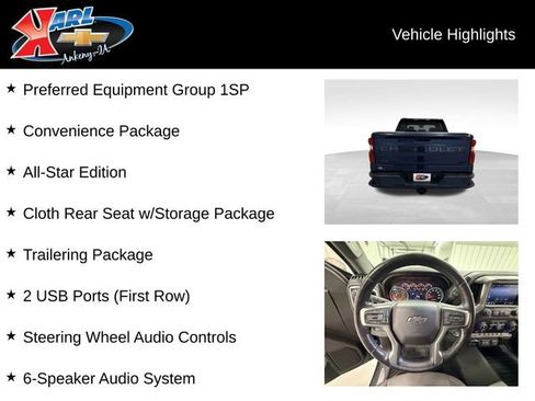 Certified 2019 Chevrolet Silverado 1500 RST w/ All-Star Edition AWD/4WD image 2