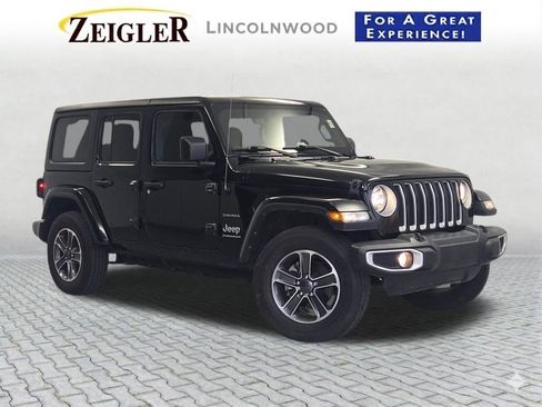 Used 2023 Jeep Wrangler Unlimited Sahara AWD/4WD image 1