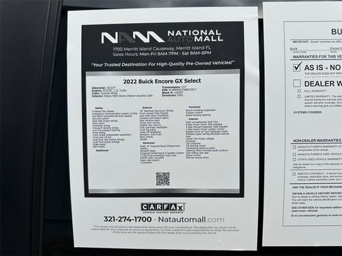 Used 2022 Buick Encore GX Select image 48