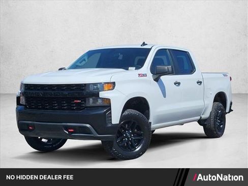 Certified 2021 Chevrolet Silverado 1500 Custom Trail Boss w/ LPO, Dark Essentials Package AWD/4WD image 1