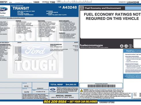 Used 2020 Ford Transit 350 XLT RWD image 31