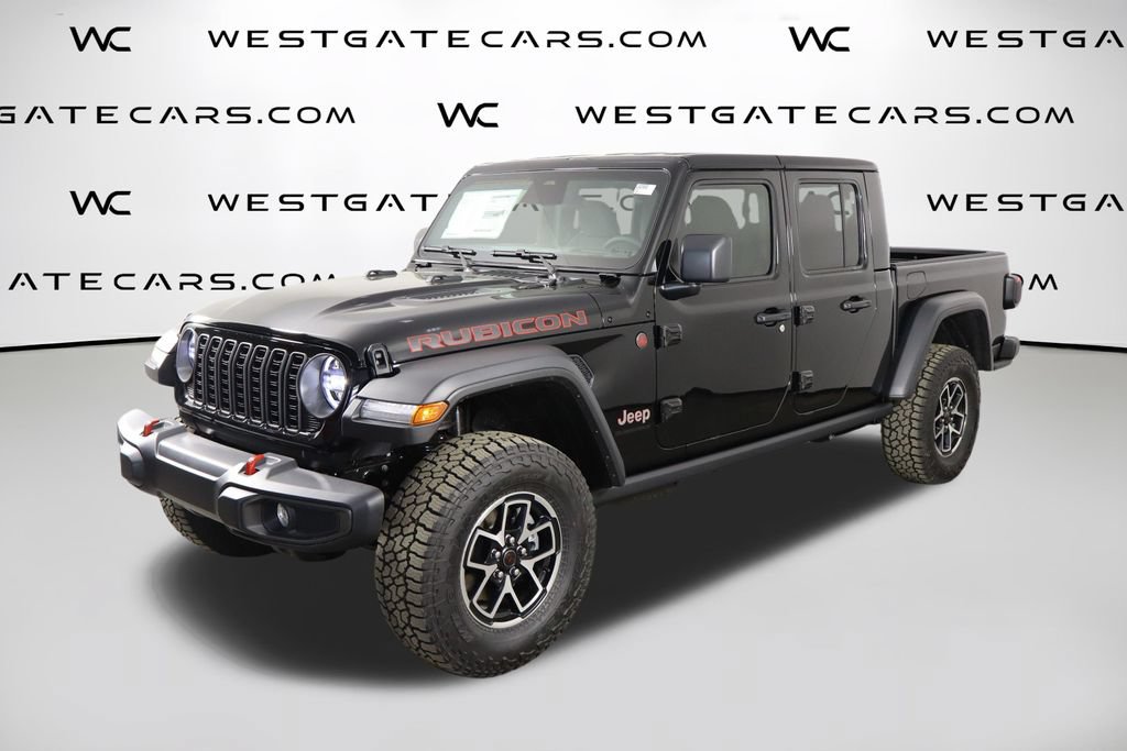 New 2026 Jeep Gladiator Rubicon w/ Steel Power Dome Hood Package AWD/4WD 360° Tour