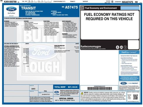 Used 2022 Ford Transit 350 DRW RWD image 2