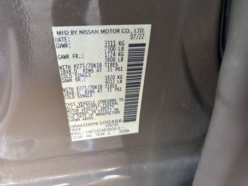 Certified 2023 Nissan Titan PRO-4X w/ Pro-4x Convenience Package image 25