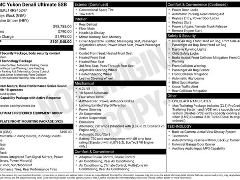 Used 2024 GMC Yukon Denali Ultimate image 43