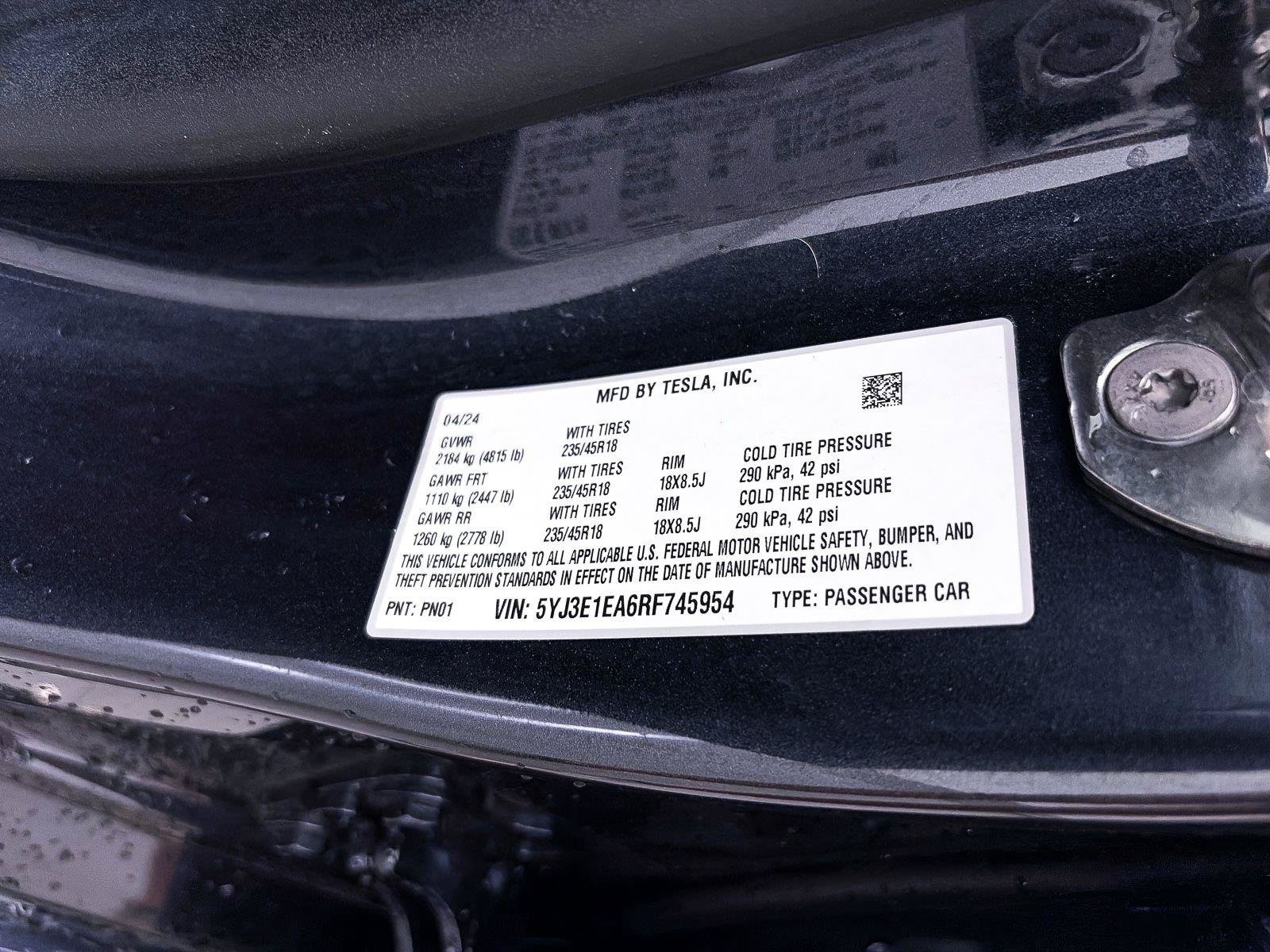 Used 2024 Tesla Model 3 RWD image 36