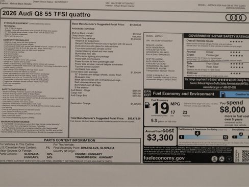 New 2026 Audi Q8 Premium Plus image 32