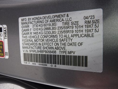 Used 2023 Honda Odyssey Touring image 49