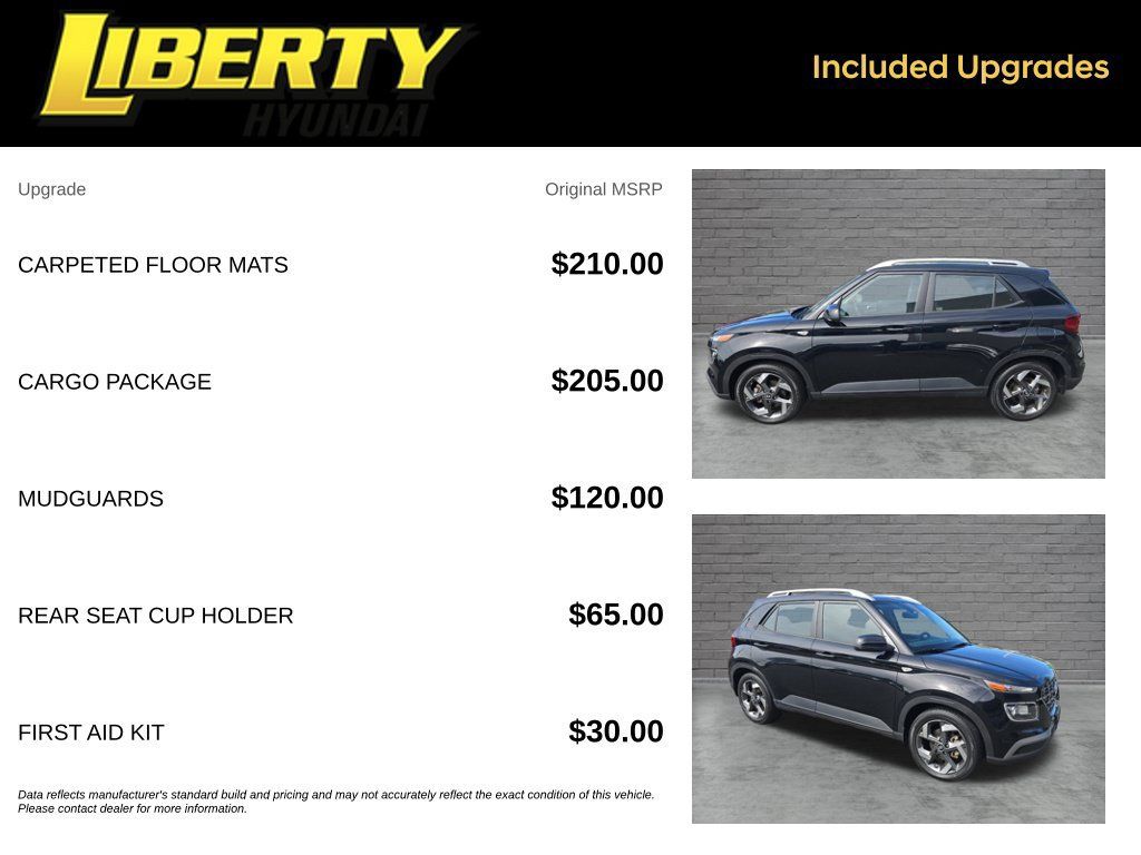 Certified 2023 Hyundai Venue SEL w/ Cargo Package FWD image 6