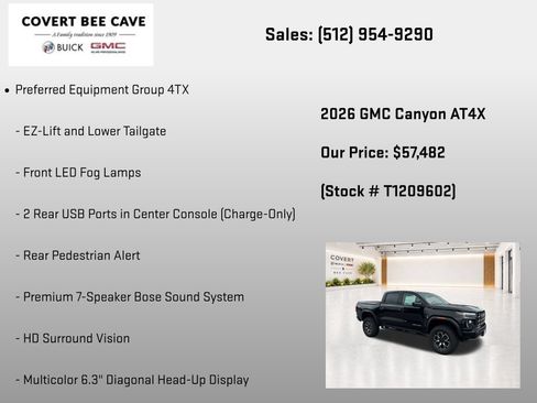 New 2026 GMC Canyon AT4X AWD/4WD image 26