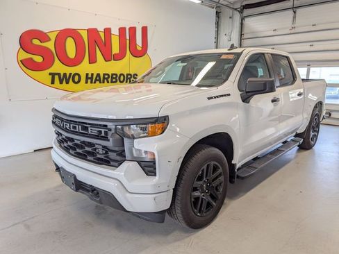 Used 2023 Chevrolet Silverado 1500 Custom w/ LPO, Dark Essentials Package AWD/4WD image 1