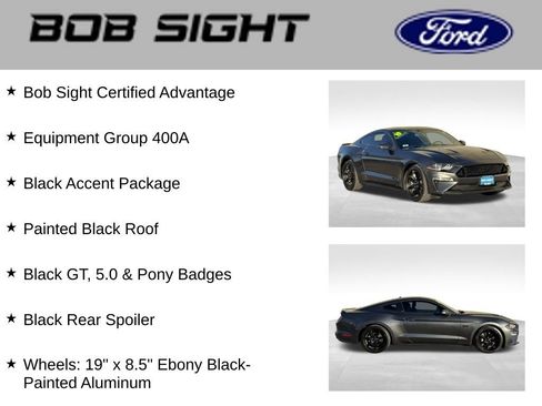 Used 2019 Ford Mustang GT Premium w/ Black Accent Package image 4