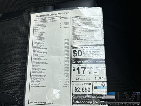 Used 2019 BMW M5 w/ Executive Package image 33