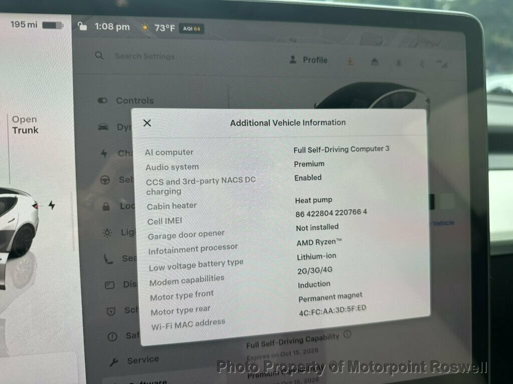 Used 2022 Tesla Model 3 Performance AWD/4WD image 12