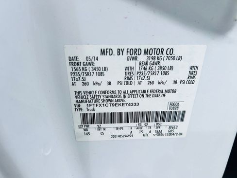 Used 2014 Ford F150 XL w/ Trailer Tow Package image 10