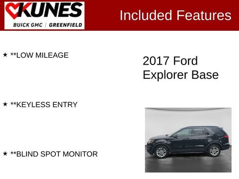 Used 2017 Ford Explorer FWD image 3