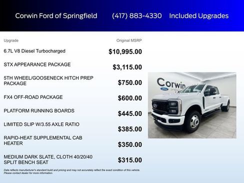 New 2026 Ford F350 XL w/ STX Appearance Package image 5