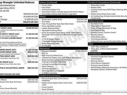 Used 2019 Jeep Wrangler Unlimited Rubicon w/ Dual Top Group image 24