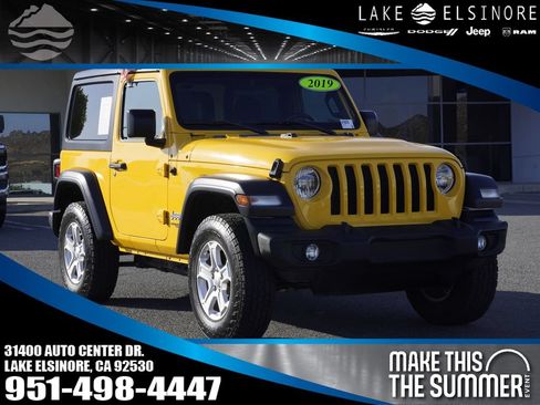 Certified 2019 Jeep Wrangler Sport AWD/4WD image 1