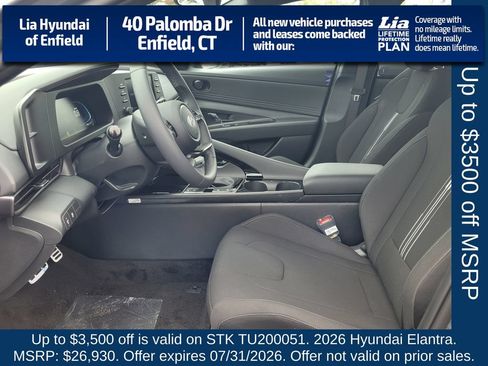 New 2026 Hyundai Elantra SEL Sport Premium FWD image 11