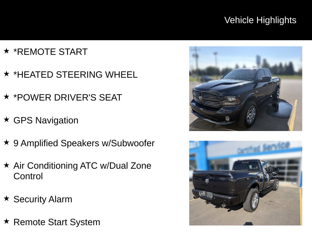 Used 2013 RAM 1500 Sport w/ Sport Premium Group AWD/4WD image 11
