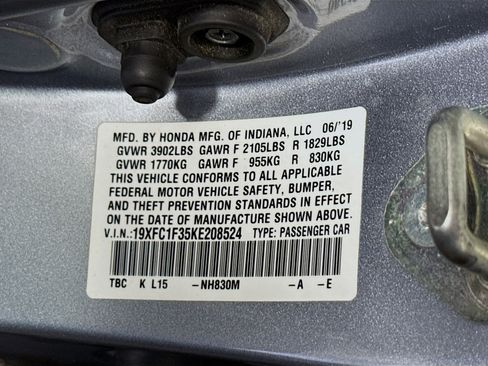 Used 2019 Honda Civic EX image 40