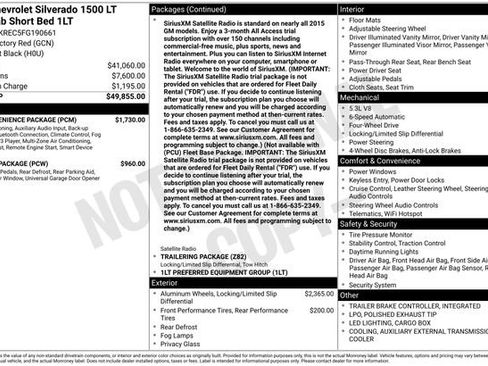 Used 2015 Chevrolet Silverado 1500 LT w/ LT Convenience Package image 28