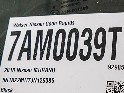 Used 2018 Nissan Murano SL w/ Moonroof Package AWD/4WD image 31