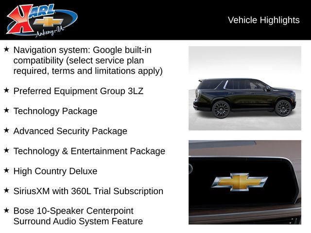 New 2026 Chevrolet Tahoe High Country AWD/4WD image 3