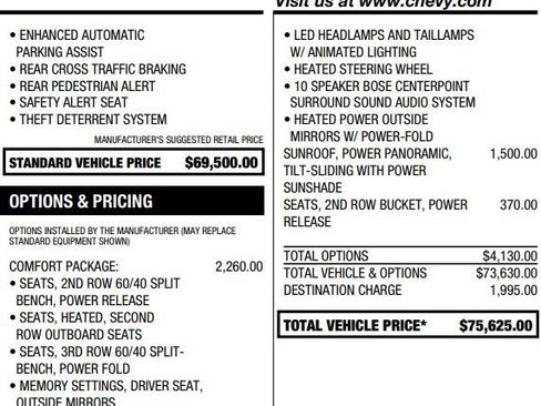 Certified 2025 Chevrolet Tahoe RST w/ Comfort Package image 2