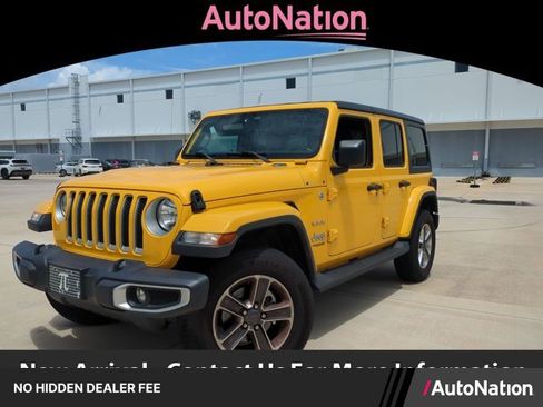 Used 2021 Jeep Wrangler Unlimited Sahara AWD/4WD image 1