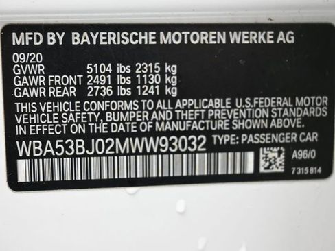 Used 2021 BMW 540i RWD image 9