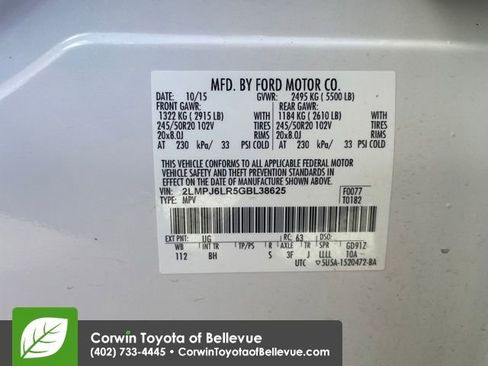 Used 2016 Lincoln MKX Reserve w/ Climate Package image 7