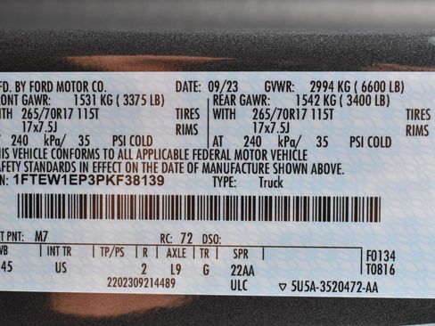 Used 2023 Ford F150 XLT w/ Equipment Group 301A Mid image 2