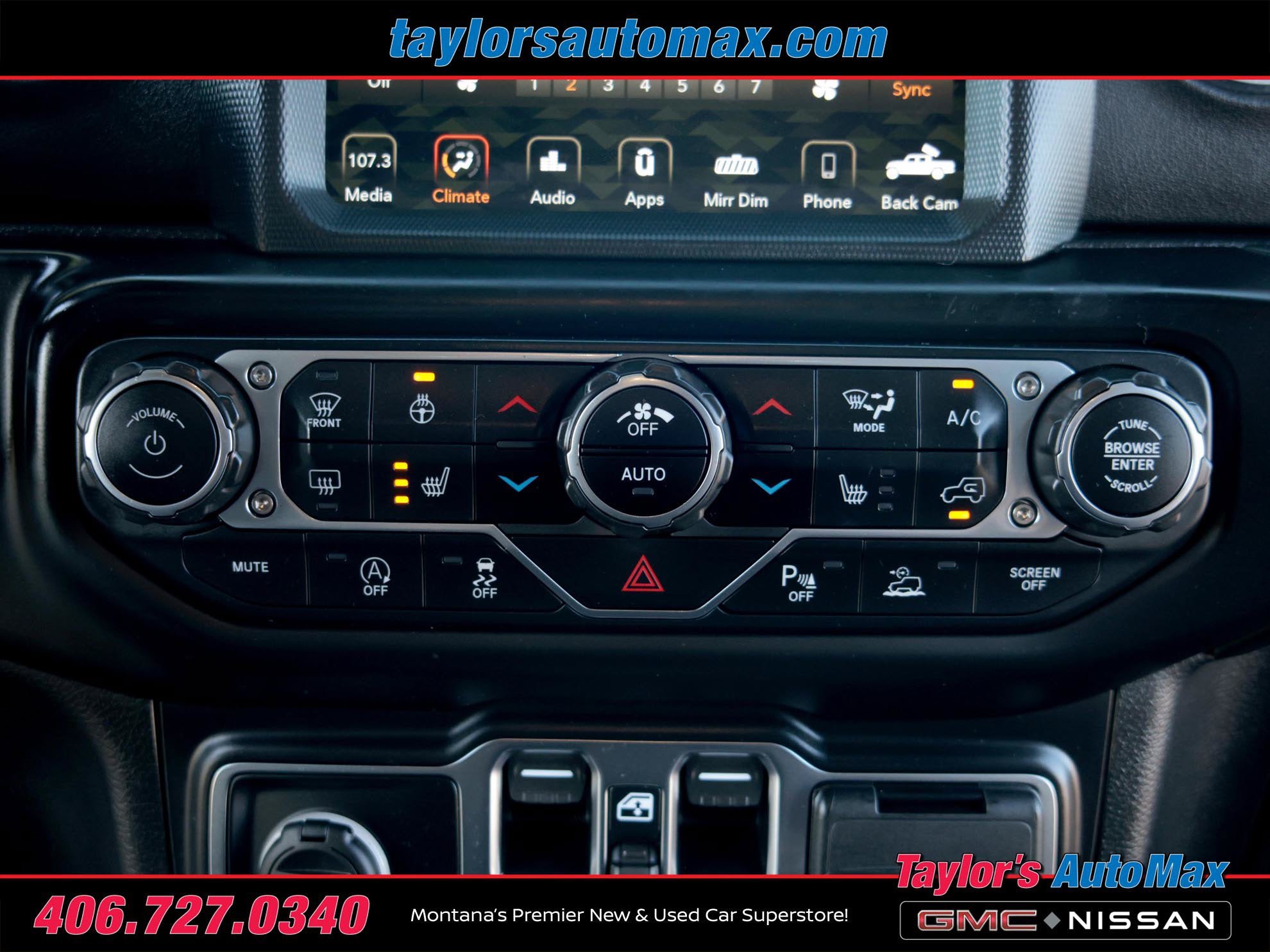 Used 2020 Jeep Gladiator Overland w/ Uconnect 4C Nav & Sound Group AWD/4WD image 21